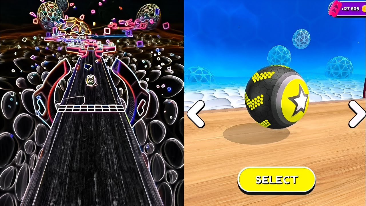 Going Balls Vs Video Reverse Gameplay SpeedRun #1009