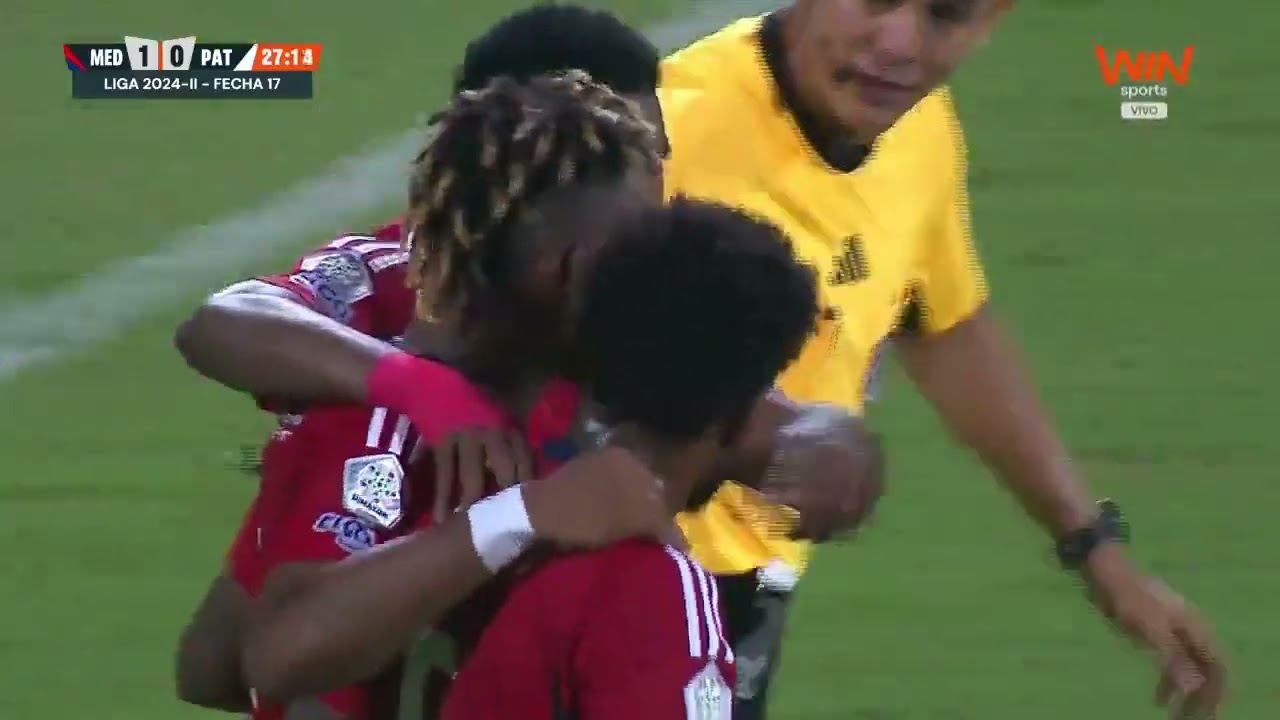 &iexcl;Gol de Leyser Chaverra ante Patriotas a favor del DIM en la fecha 17 de #LALIGAxWIN!