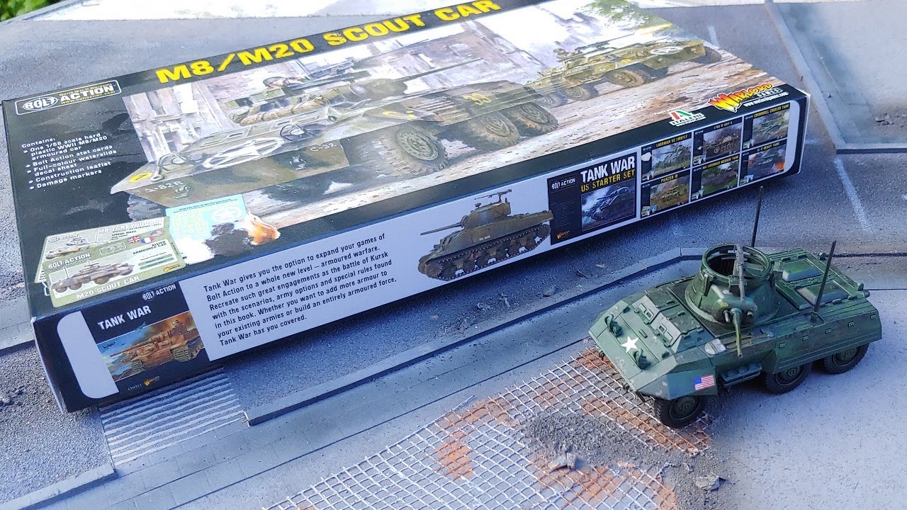 Warlord Games M8 Greyhound (Build and Paint)