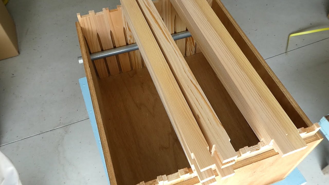 巣枠の製作全行程
