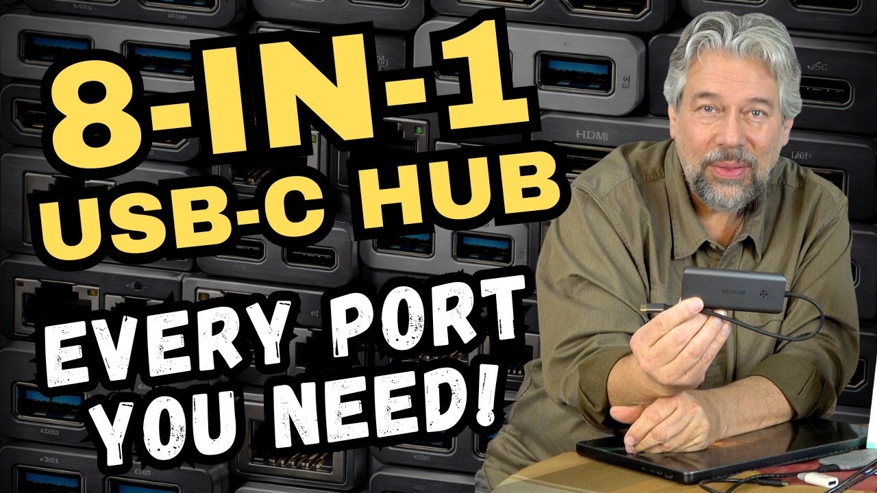 You'll Never Run Out of Ports with the MOKiN Core 8-in-1 USB-C Hub - DEMO & REVIEW
