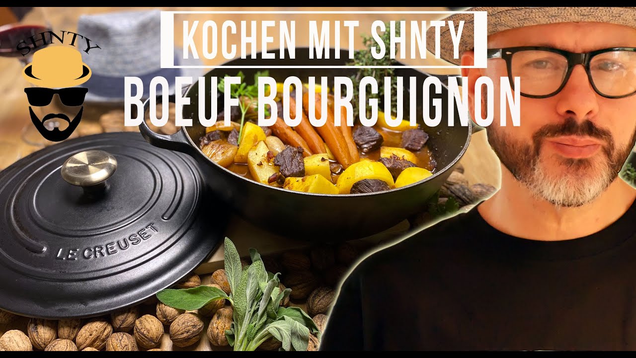 Boeuf Bourguignon Rezept im Le Creuset!