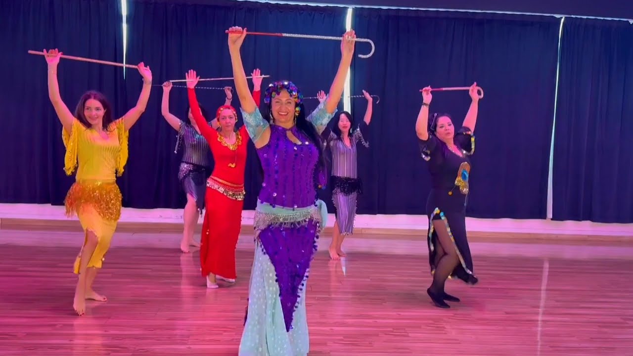 Bos Ala Halawa Saidi stick belly dance assaya
