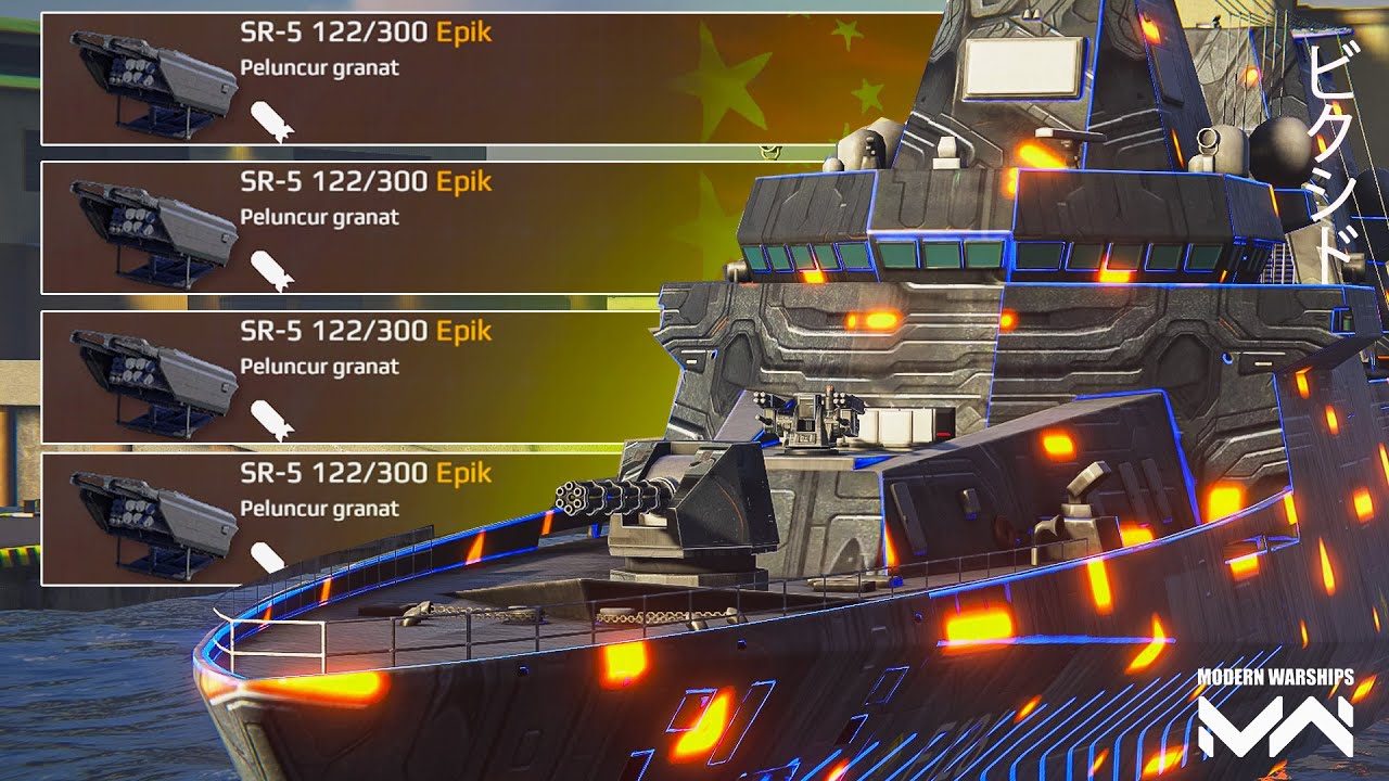 FGS F126 Combo Maut 4X GL SR-5 122/300 & BrahMos-II Auto Jadi Cheater Modern Warships