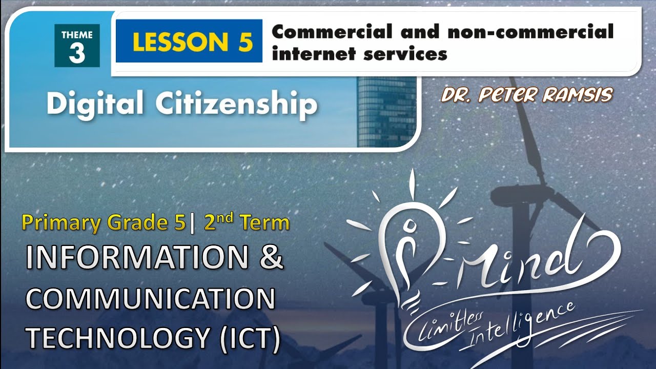 ICT Grade 5 💡 Lesson 5 - Commercial and Non Commercial | 2nd Term | Theme 3