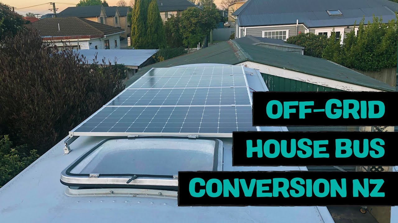 Solar panels, plumbing, and we moved, 1984 Isuzu JCR500 school bus conversion (S1E16)