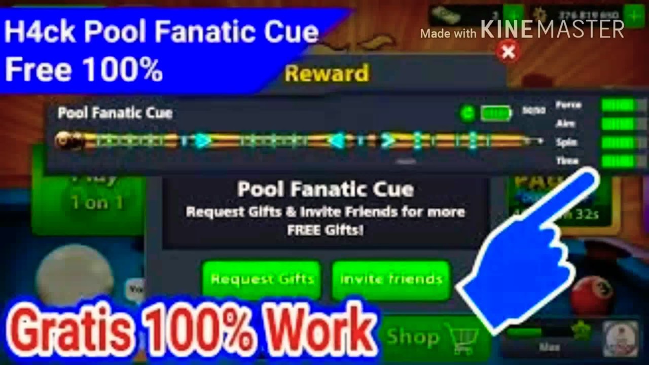 Free Pool fanatic cue link download now