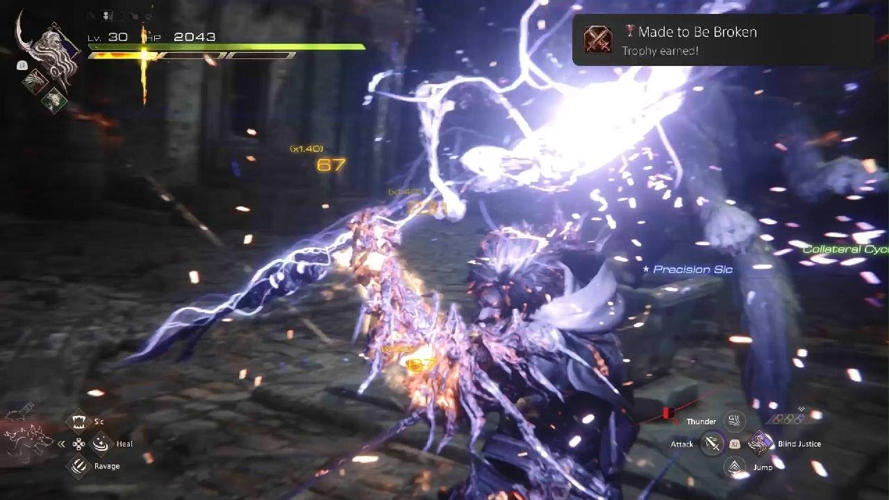 FINAL FANTASY XVI Limit Break + Judgement Bolt Ramuh Eikon