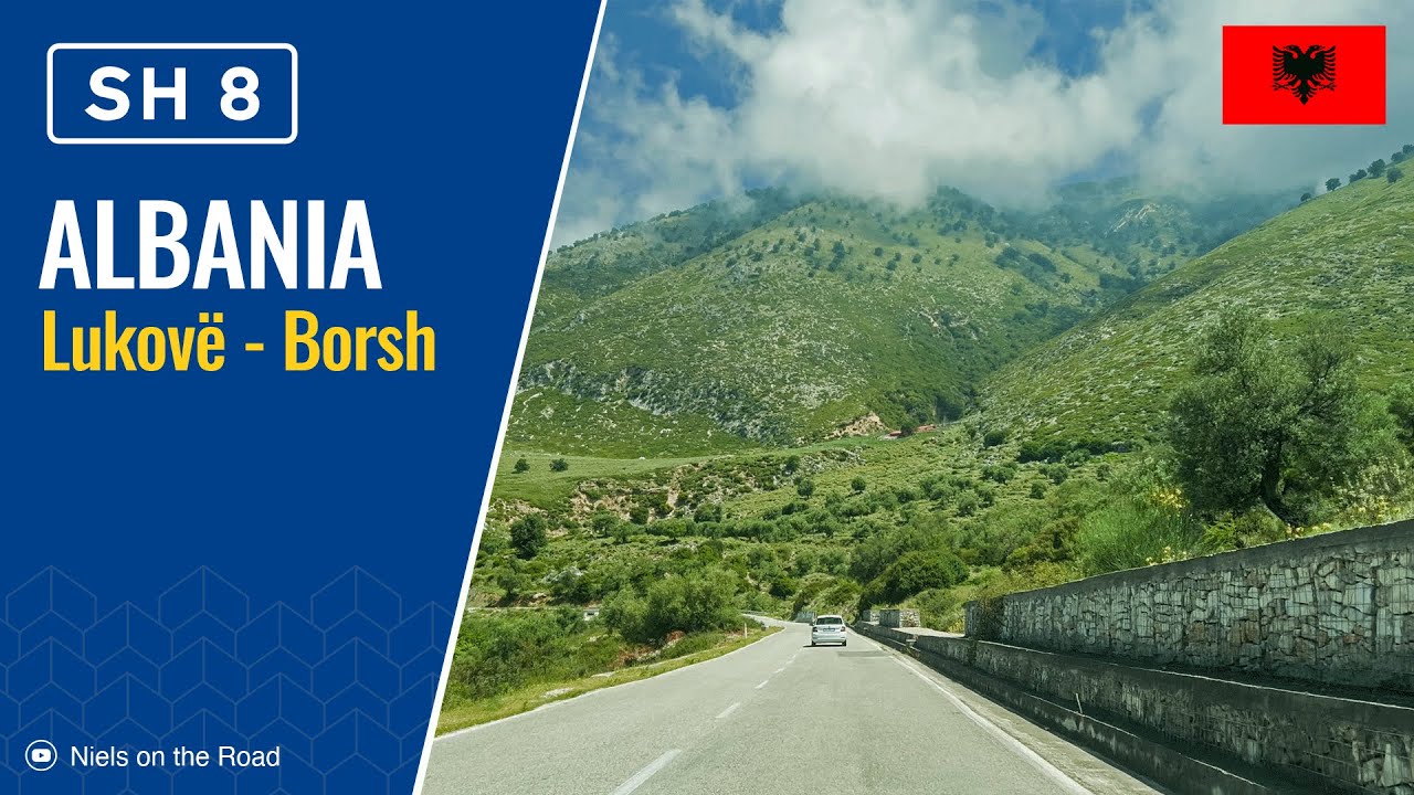 Driving in Albania: SH8 from Lukovë to Borsh / Scenic Roads of Albania