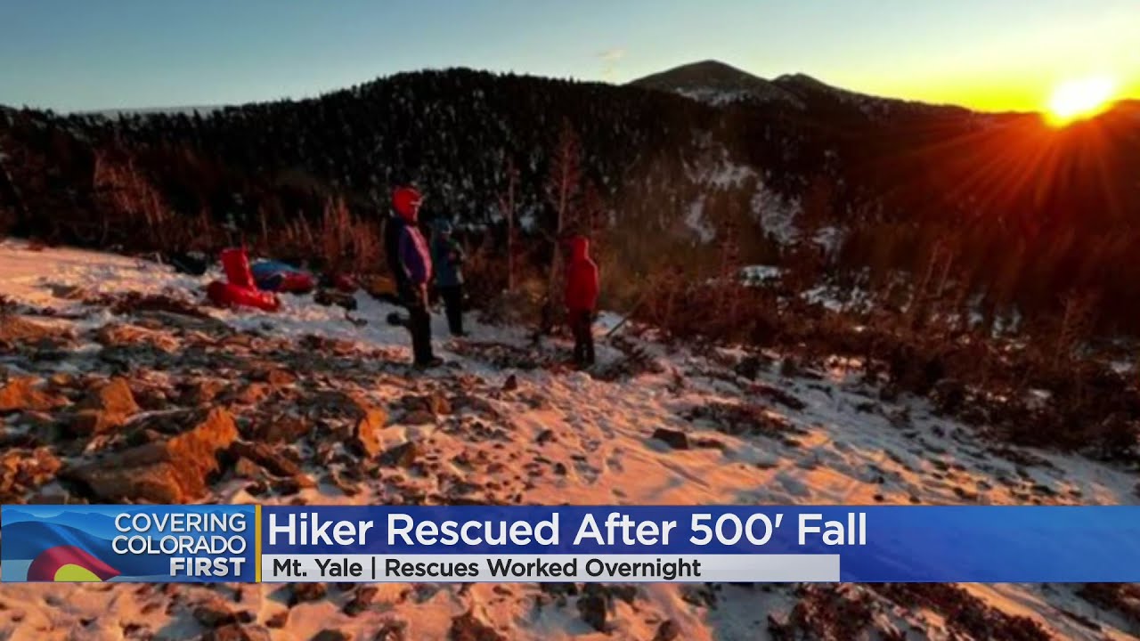 Injured hiker rescued after 500-foot fall from Mount Yale
