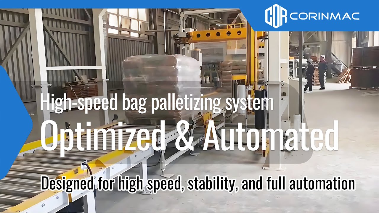 CORINMAC: High-Speed Bag Palletizing System - Optimized & Automated