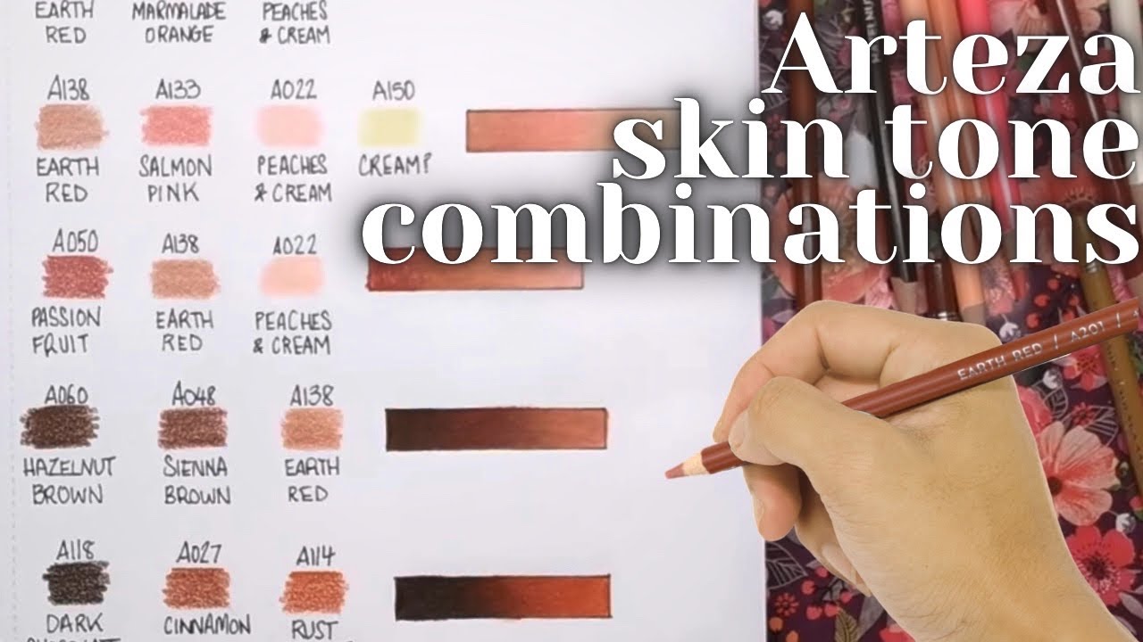 Arteza Expert Colored Pencil Skin Tones