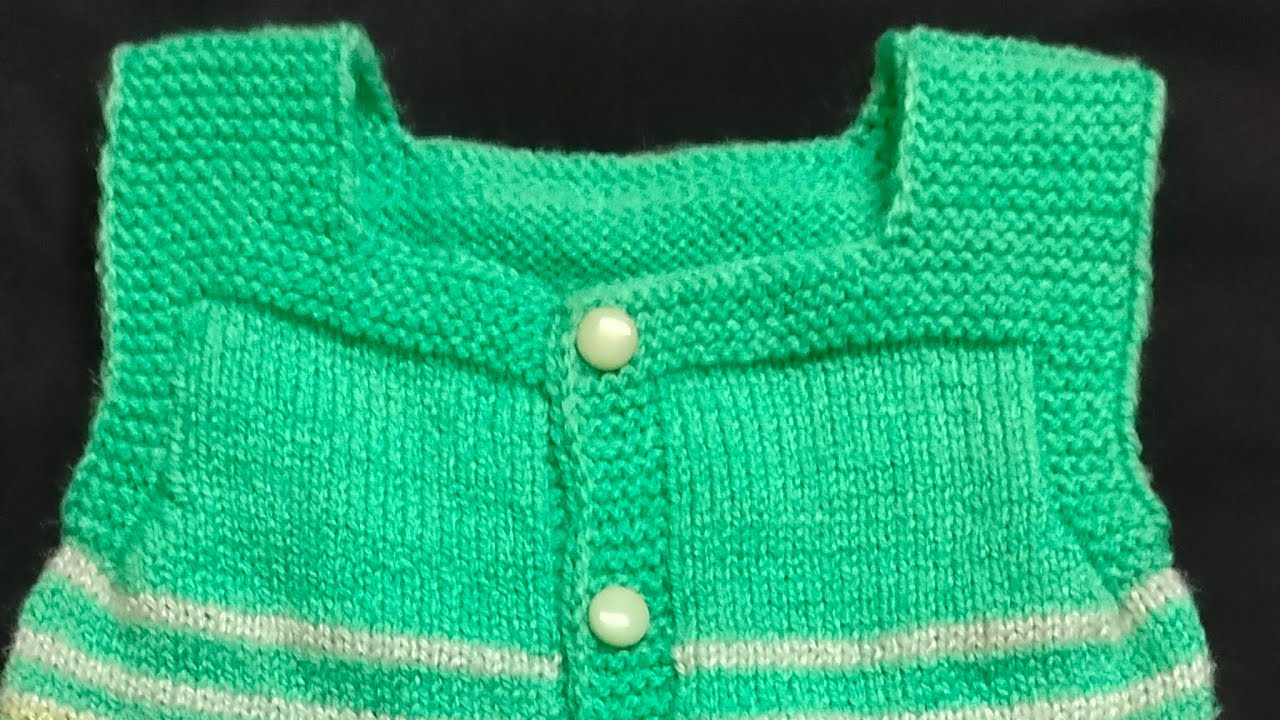 Knitting baby Inner / jacket tutorial | (छोटे बच्चों के लिए इनर बनियान बनाना सिखे)