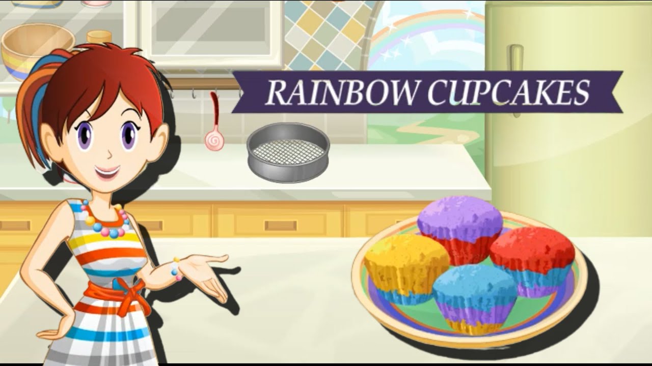 Sara's Cooking Class: Rainbow Cupcakes