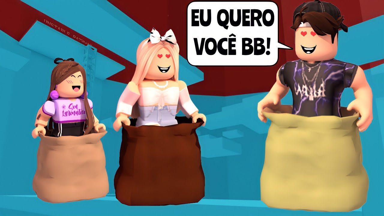 O LUCAS SE DECLAROU PRA MILA NO MEIO DA CORRIDA DO SACO! 😍