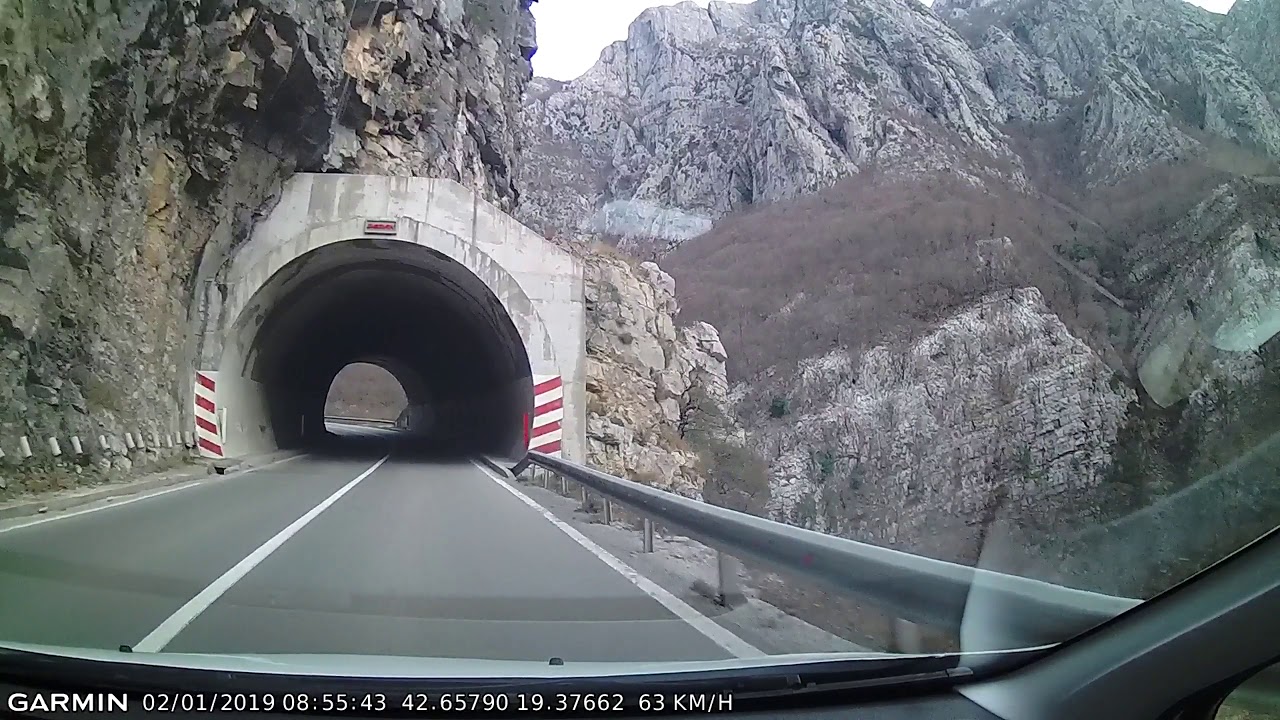 DRIVE #449: Podgorica-Kolašin-Mojkovac (Montenegro) (timelapse 4x) *Read Description*