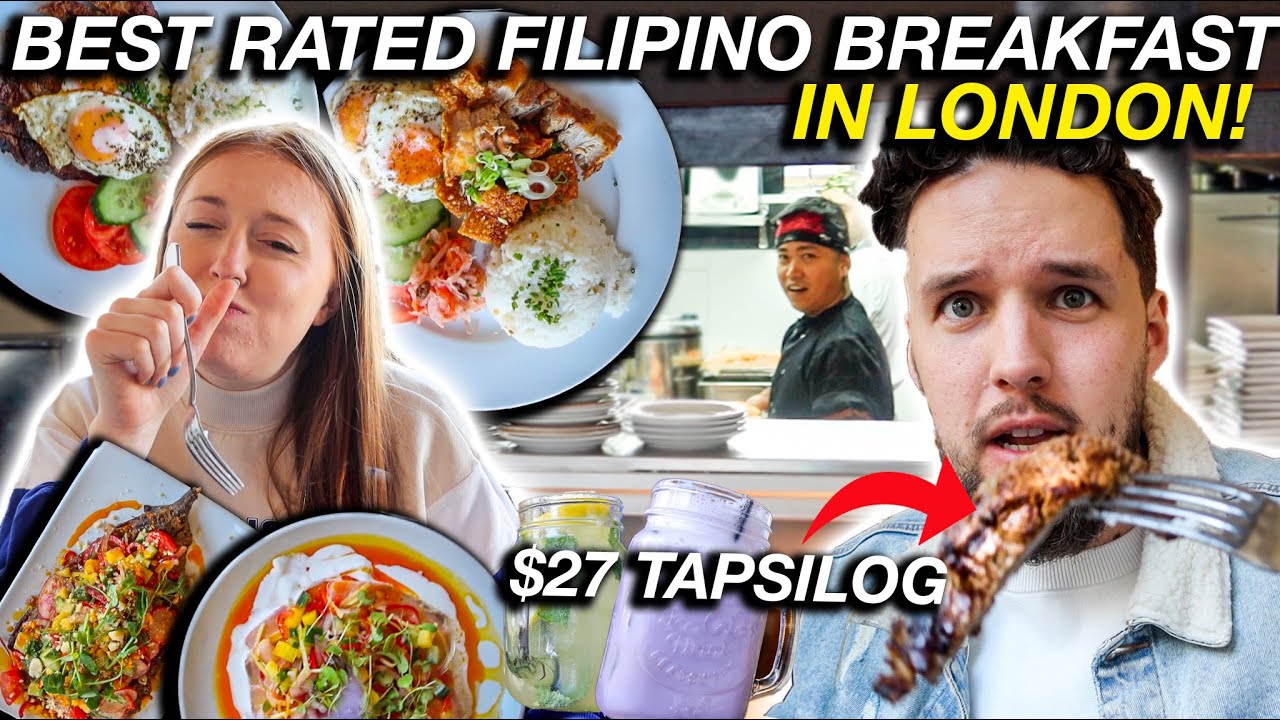 Eating at the Best Rated Filipino Restaurant in London!