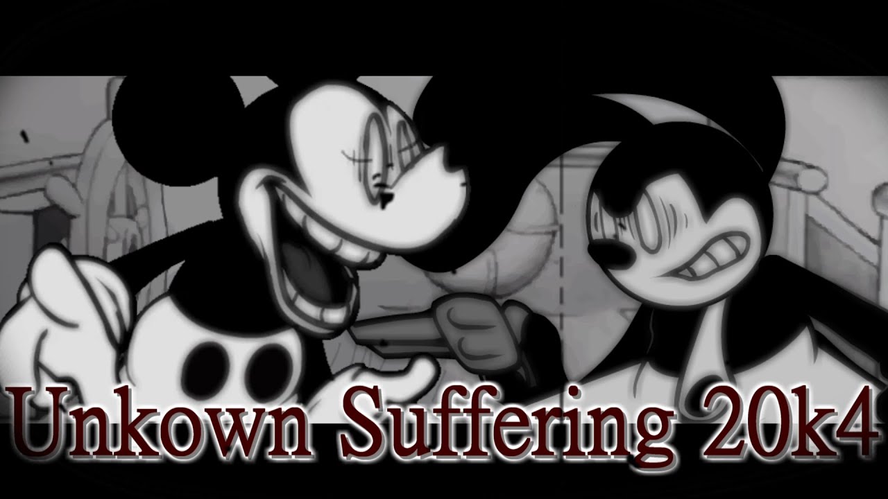 【FNF】Unknown Suffering 20k4 but Mickey Mouse and Oswald sings it