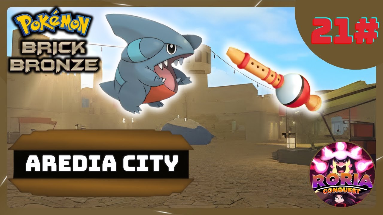 ENCONTREI O GIBLE E A POKE FLAUTA NA CIDADE AREDIA - Pokemon Brick Bronze no Roblox /PT. 21