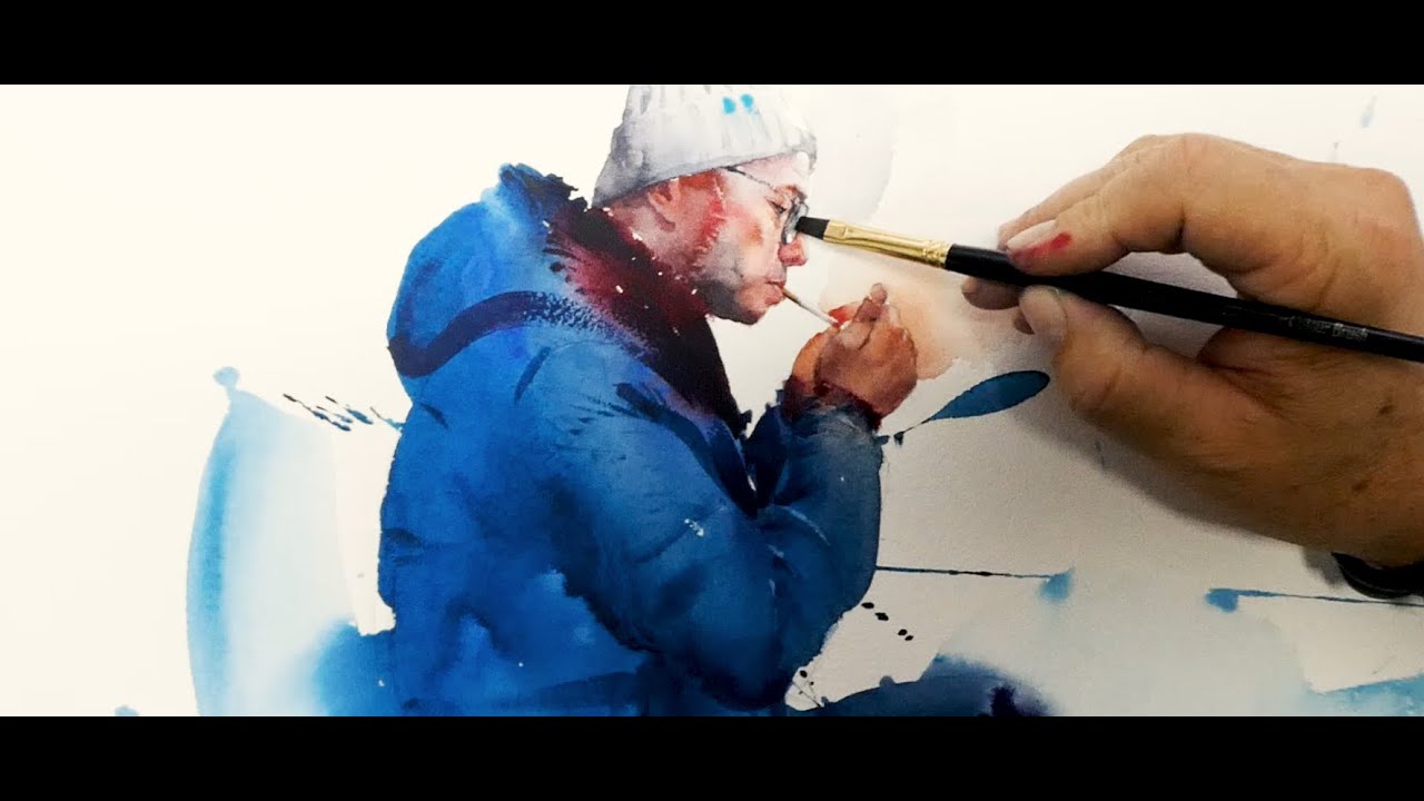 Eudes Correia painting in Milan