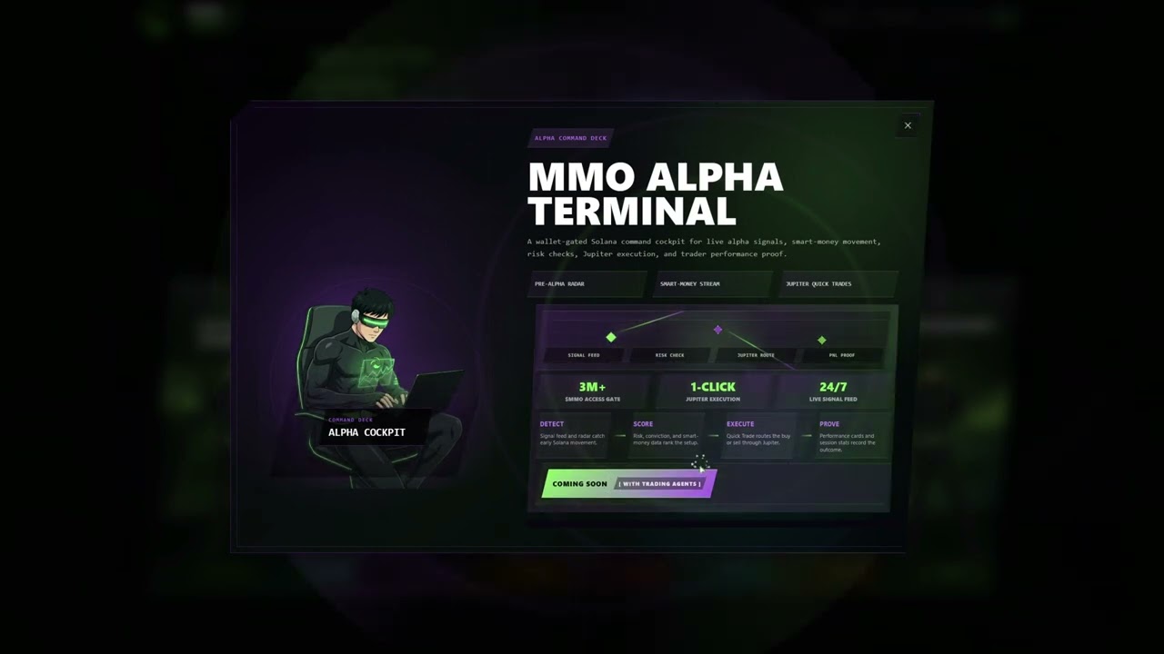 The Ultimate Solana Utility Ecosystem: $MMO Alpha Agent & Nexus Portal (Official Tour)