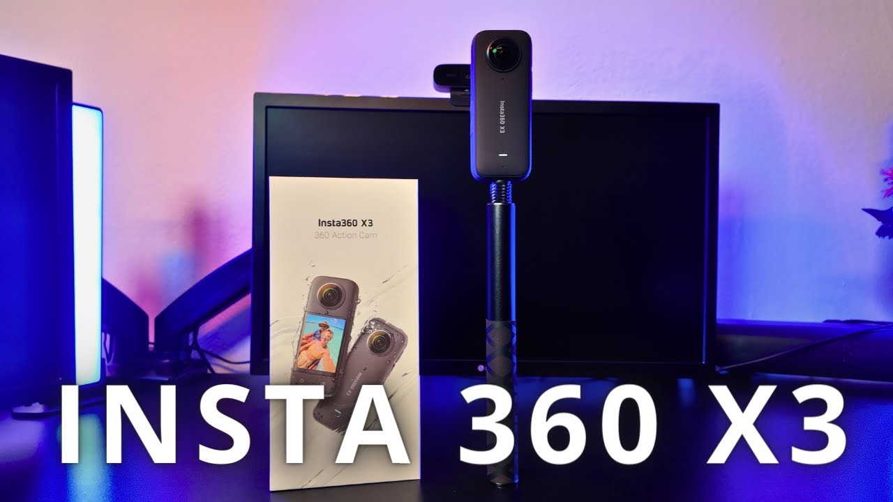 Insta 360 X3 │Unboxing e Primeiras Impress&otilde;es │Acess&oacute;rios Extras│ C&acirc;mera 360