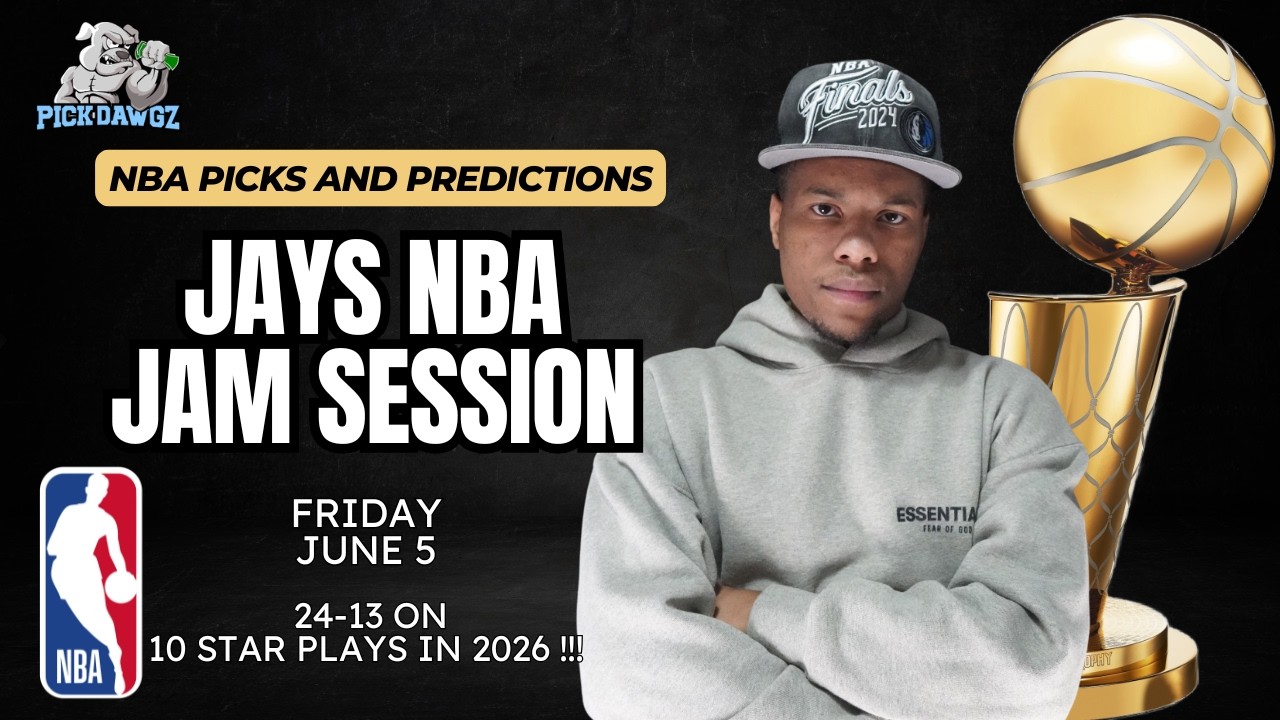 Прогнозы на пятничные матчи НБА 04.06.26 | Финальный выпуск Jay's NBA Jam Session !!!!