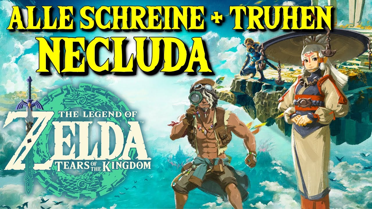 Zelda Tears of the Kingdom alle Schreine + Truhen [ Gebiet Necluda ] Tutorial auf Deutsch ⚔️