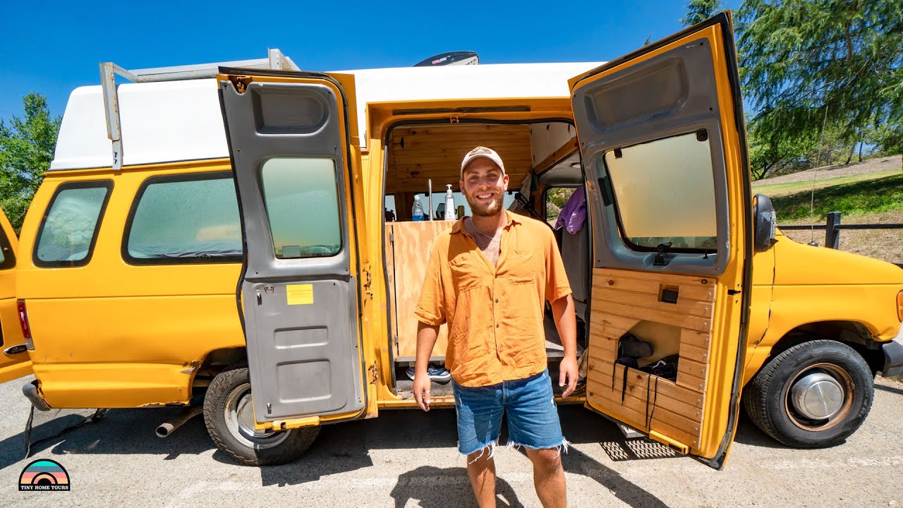 DIY Camper Van Build w/ Extended Rooftop