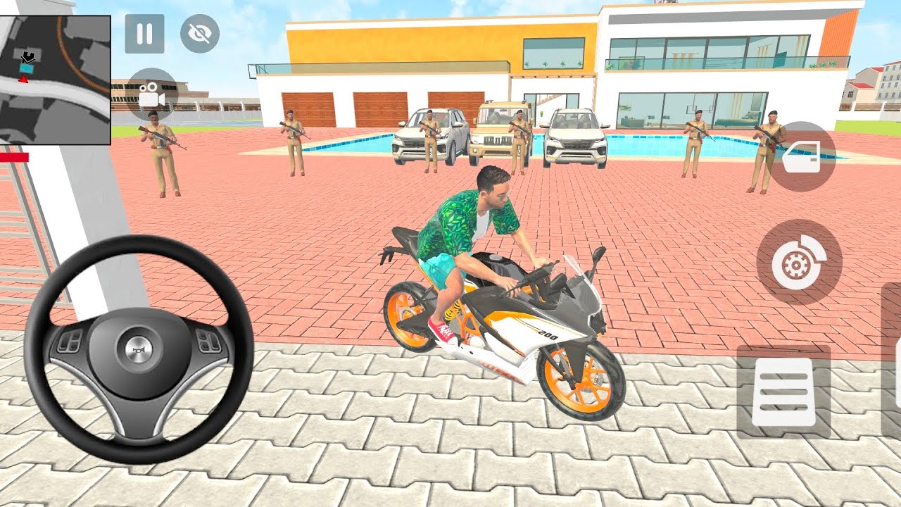 🥳Franklin Order by Super bike and Super Car Indian Theft Auto Simulator 🎮
