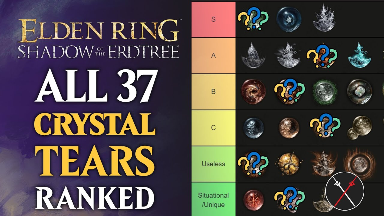 Ranking Every Crystal Tear in Elden Ring - Tier List