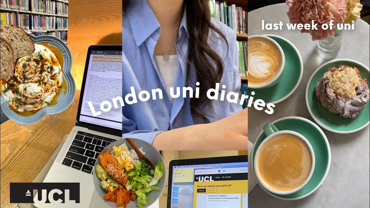 London uni vlog | last week of uni, lots of home brunches☕️, coursework