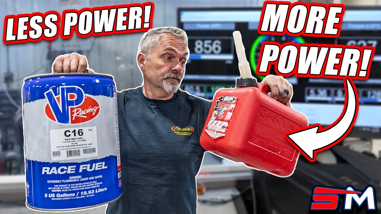 Low Octane Fuel Makes MORE Power ! 