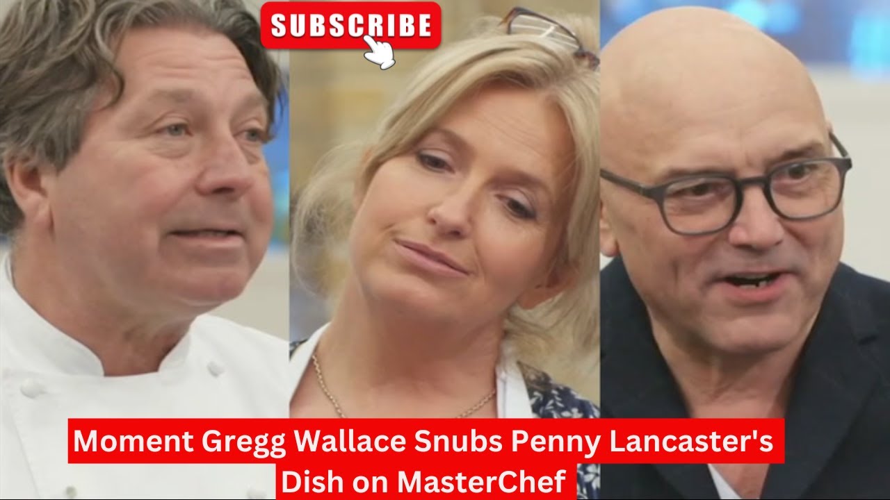 Moment Gregg Wallace Snubs Penny Lancaster's Dish on MasterChef #masterchef
