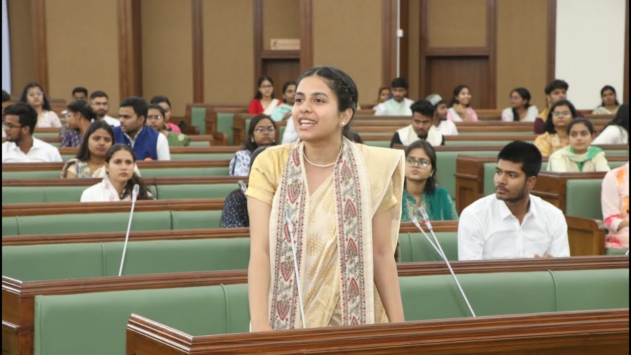 Vartika, Bihar Vidhan Sabha Winner | Viksit Bharat Youth Parliament 2025 @yasministry @mybharatgov​
