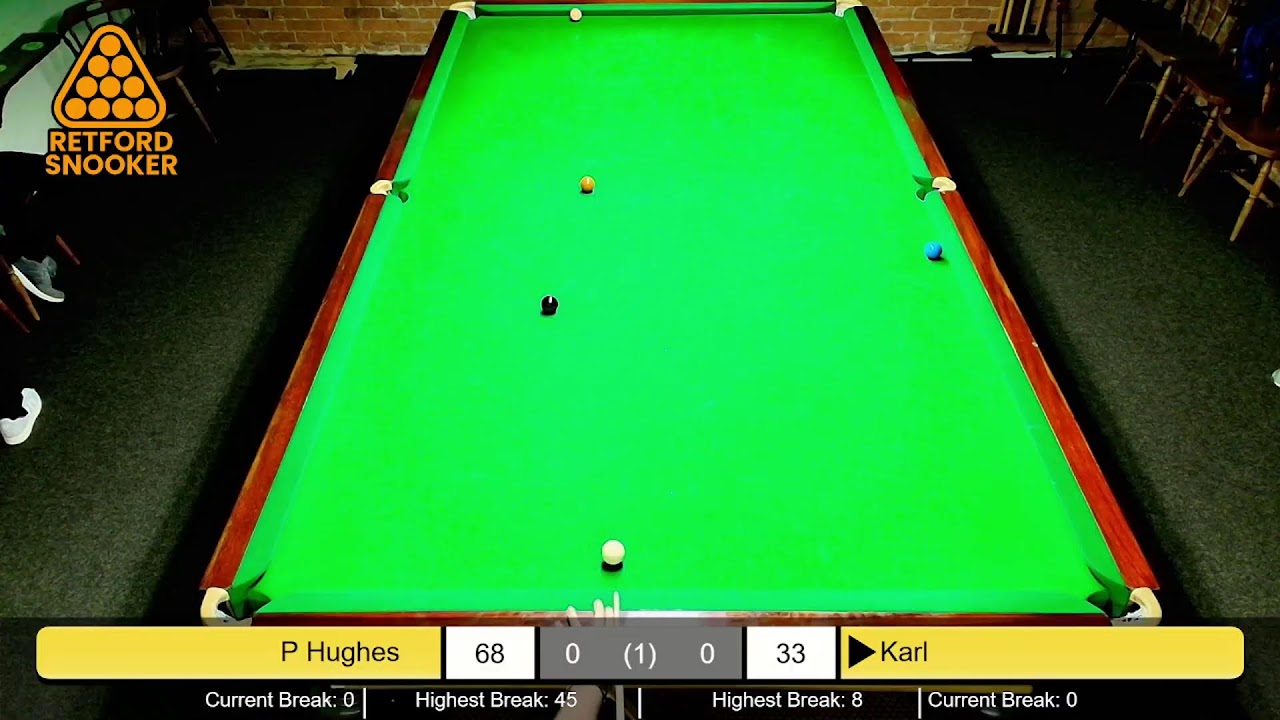 Snooker: P Hughes vs Karl – 5 March 26, 19:58
