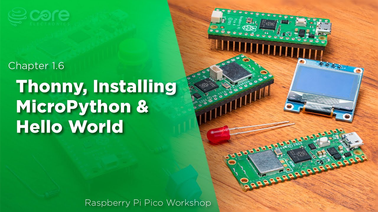 Тонни, Установка MicroPython и Hello World | Семинар по Raspberry Pi Pico: Глава 1.6