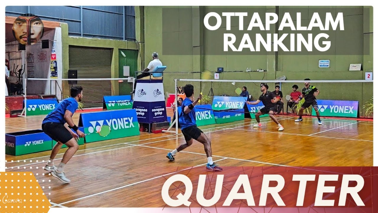 VISHNU/ARVIND VS ROBENS/CHANDRAJITH:KPS MENON MEMORIAL SENIOR RANKING TOURNAMENT OTTAPALAM 2024