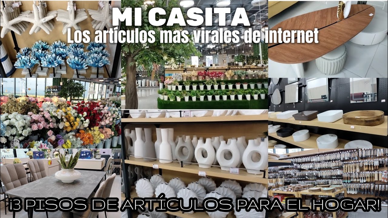 RECORRIDO POR MI CASITA|La tienda mas grande de artículos para el hogar y mas... 🌸