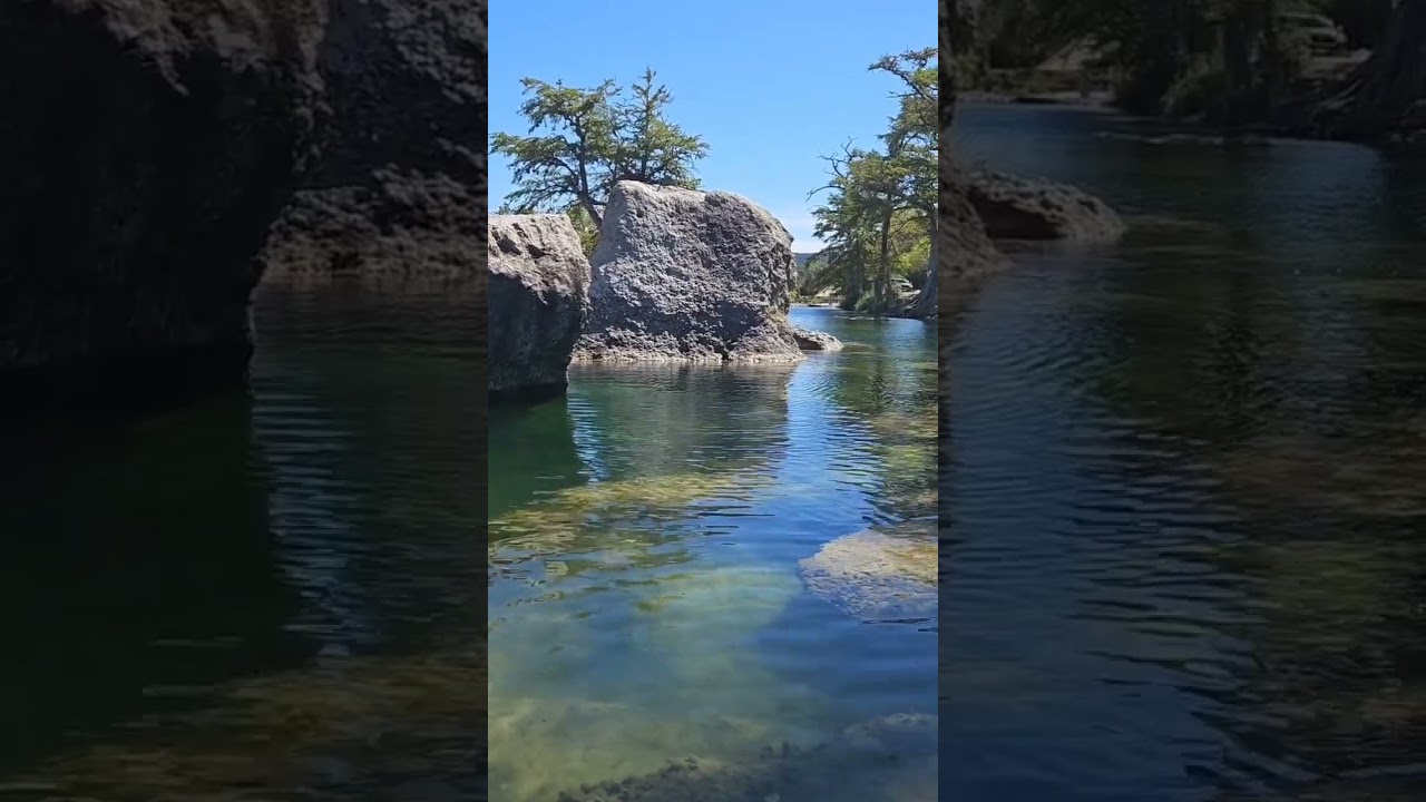 Hidden gem for camping and river fun #hillcountry #Texas #river #camping #travel
