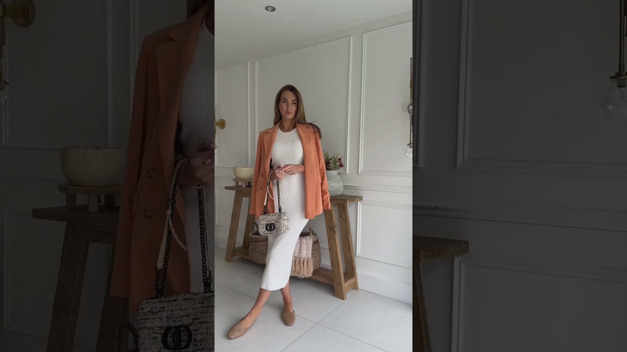 4 neutral Spring outfits 🤍 | #shorts #short #fashion