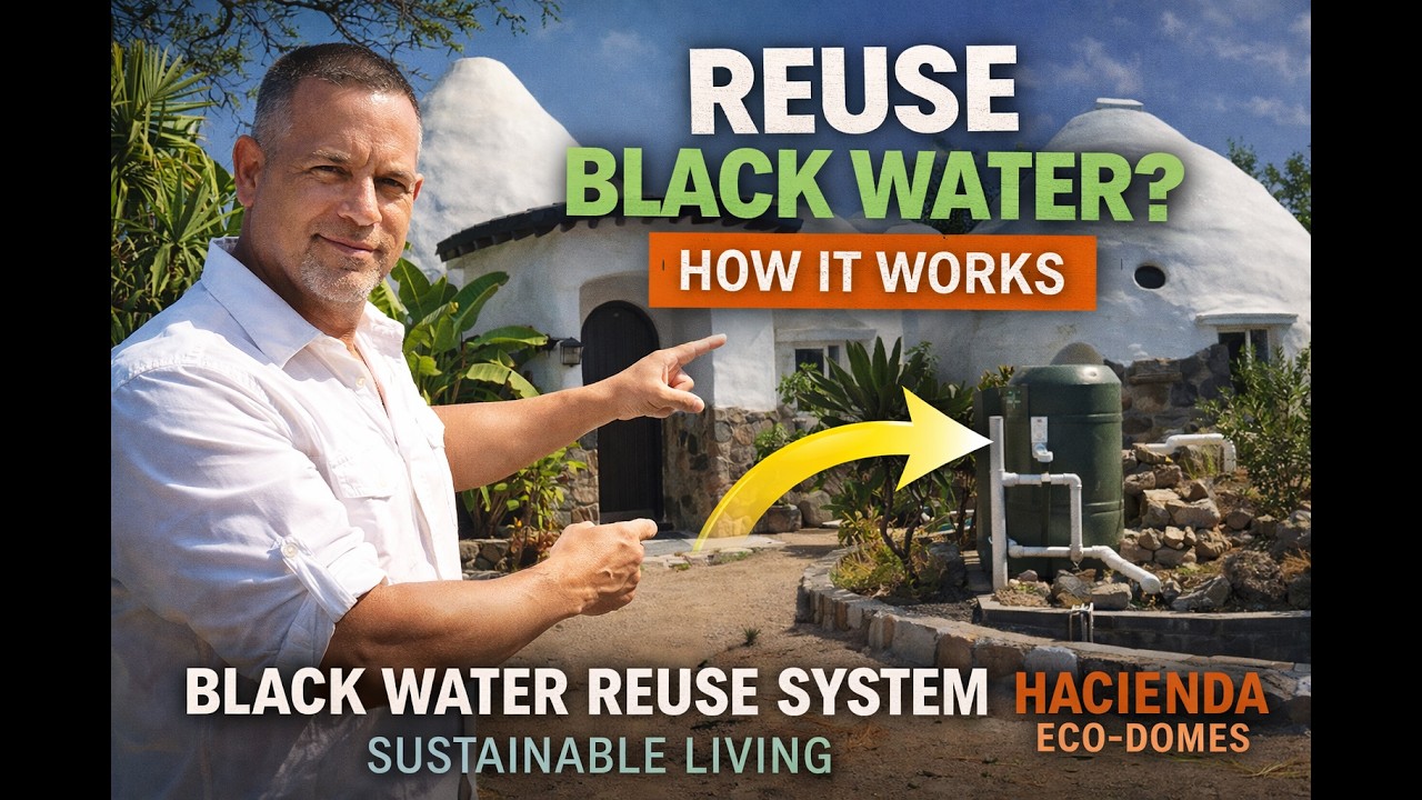 Hacienda Eco-Domes:  Black Water Reuse System