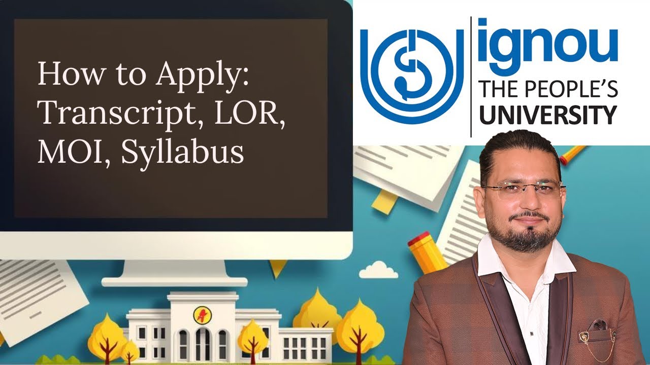 How to Apply Transcript, LOR, MOI & Syllabus from IGNOU University ✅ Step-by-Step Guide