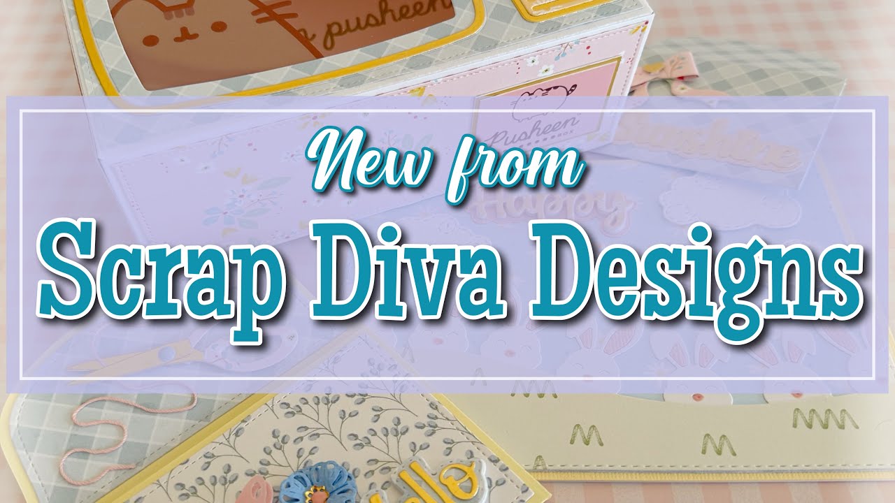 Ещё больше милых проектов, созданных с помощью НОВЫХ трафаретов от Scrap Diva Designs! 💕