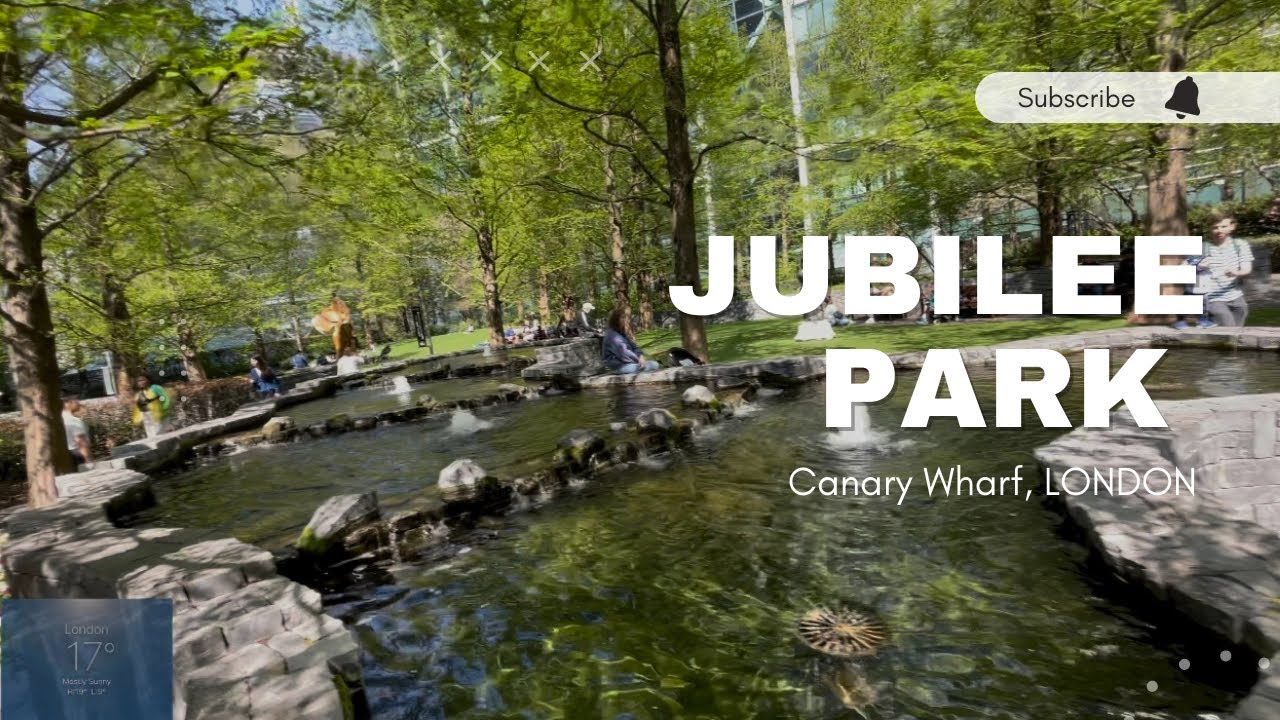 Jubilee Park | Walk Through | Canary Wharf