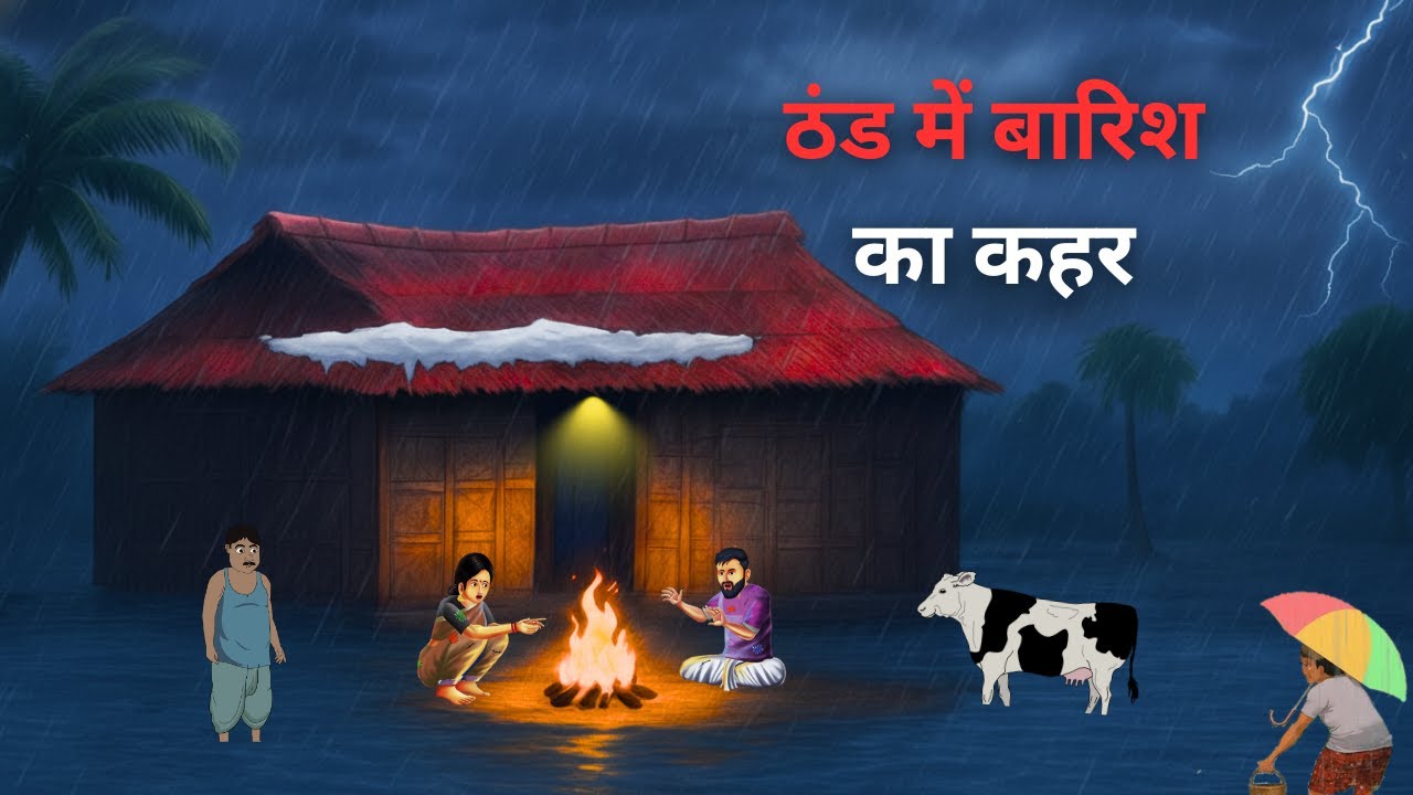ठंड का कहर | Thand Ka Kahar। Hindi Story | Hindi Moral Story | Cartoon Story | Hindi Kahaniyan |