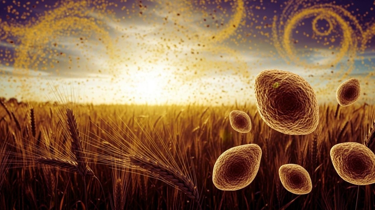 O Pólen Invisível: Por que a natureza usa o vento para nos alimentar?