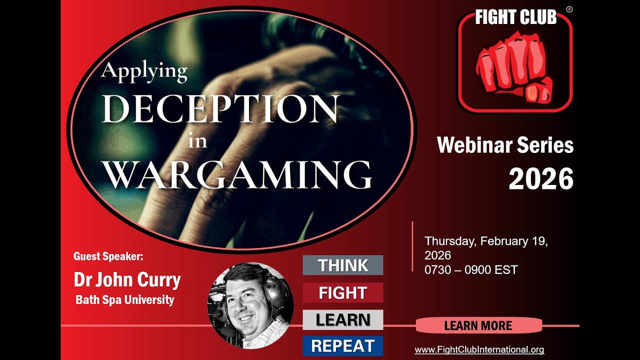 Applying Deception in Wargaming with Dr John Curry