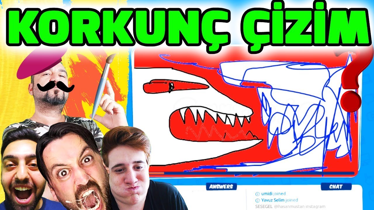 KORKUNÇ BİR ŞEY ÇİZDİ?!(GARTIC.IO)  | Gereksizoda-Ümidi-Yavuz Selim
