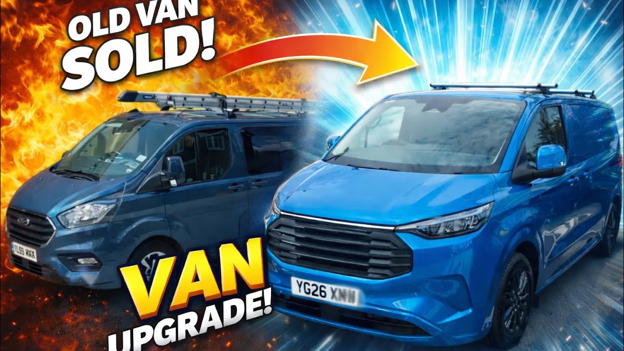My Brand New Ford Transit Custom PHEV Limited – The Ultimate Window Cleaner Van Setup! 🚐💧